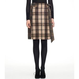 SOLD on Eb Tory Burch Lula Plain A-Line Skirt
